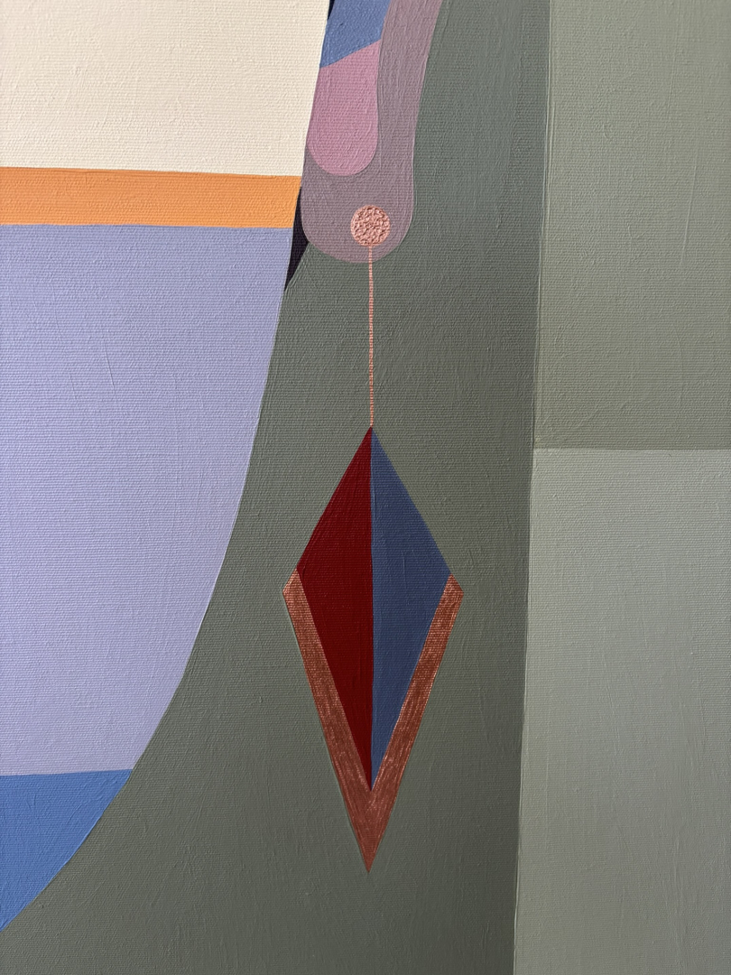 Tűnődő, 90x130 cm, geometriai, modernművészet 10